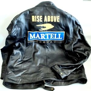 PELLE PELLE CUSTOM MARTELL LEATHER JACKET SIZE 52